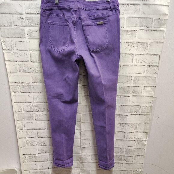 Chico's Purple Skinny Jeans Bold and Stylish - Picture 3 of 4